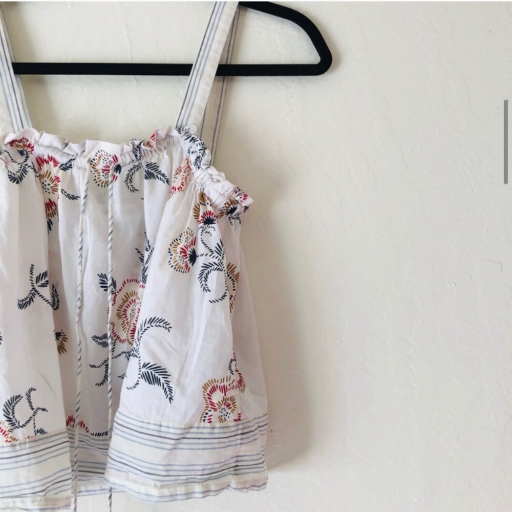Madewell x WARM Tank Honolulu Hibiscus xs